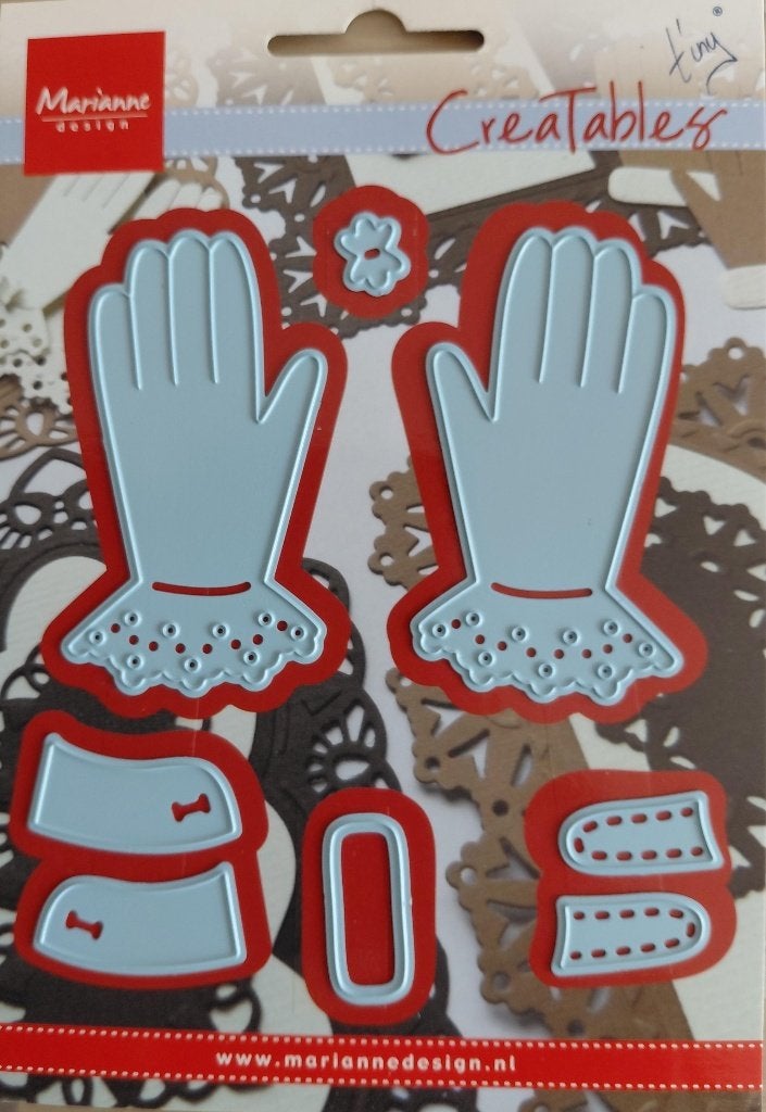 Snij- en embossingmal handschoenen, Verzenden, Nieuw, Overige thema's, Pons of Mal
