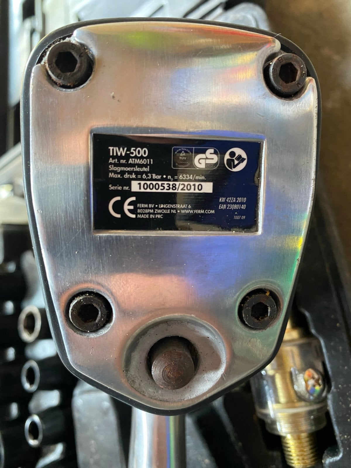 Top Craft TIW-500 Slagmoersleutel met doppen, Ophalen, Gebruikt
