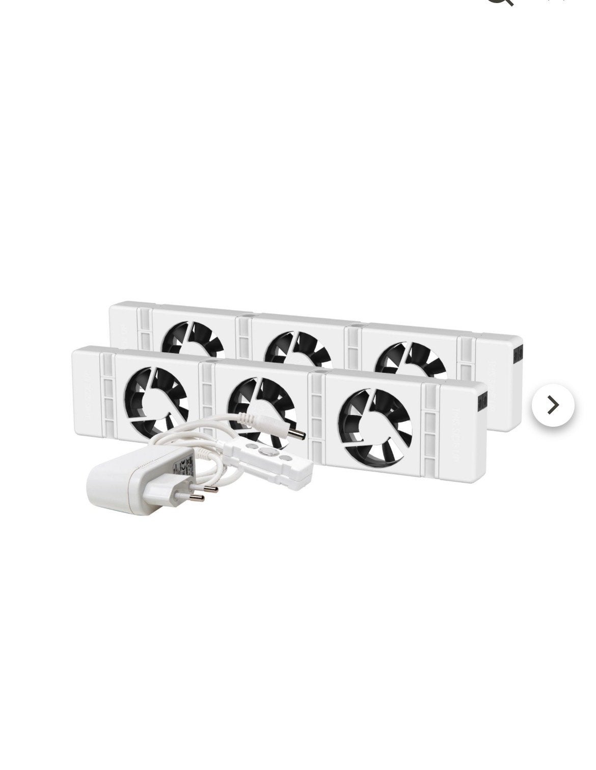 SpeedComfort radiatorventilator duo wit, Ophalen of Verzenden, Nieuw, Radiator