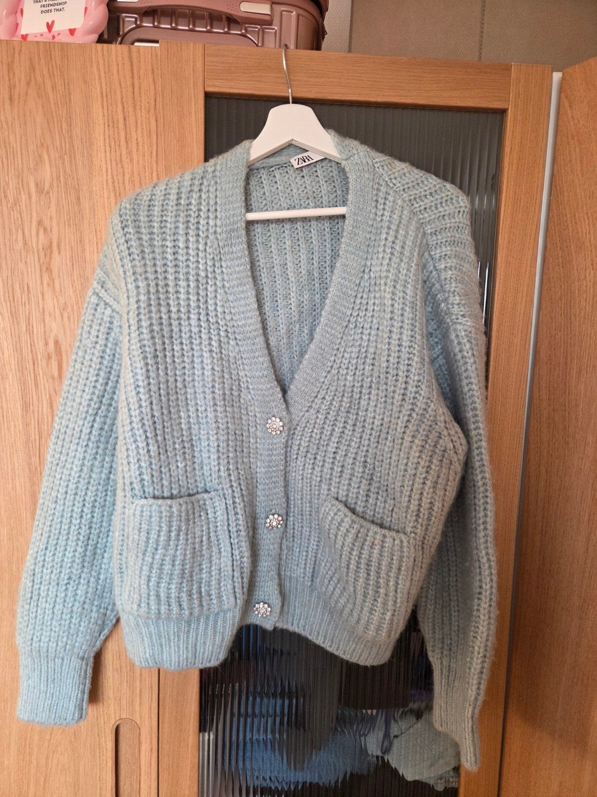 Zara cardigan, maat L, Kleding | Dames, Blauw, Zara, Maat 42/44 (L), Ophalen of Verzenden