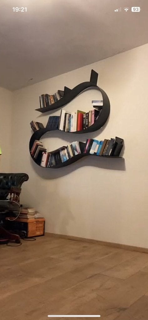 Unieke design boekenplank - spiraalvormig, Ophalen, Gebruikt