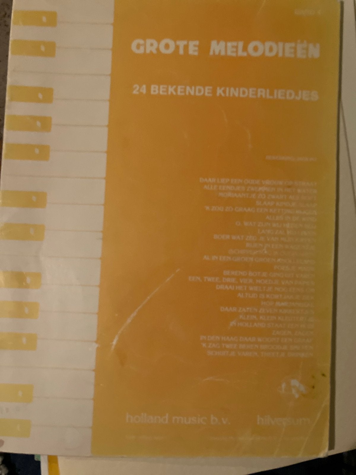 Grote Melodieën - 24 Bekende Kinderliedjes, Ophalen of Verzenden, Gebruikt