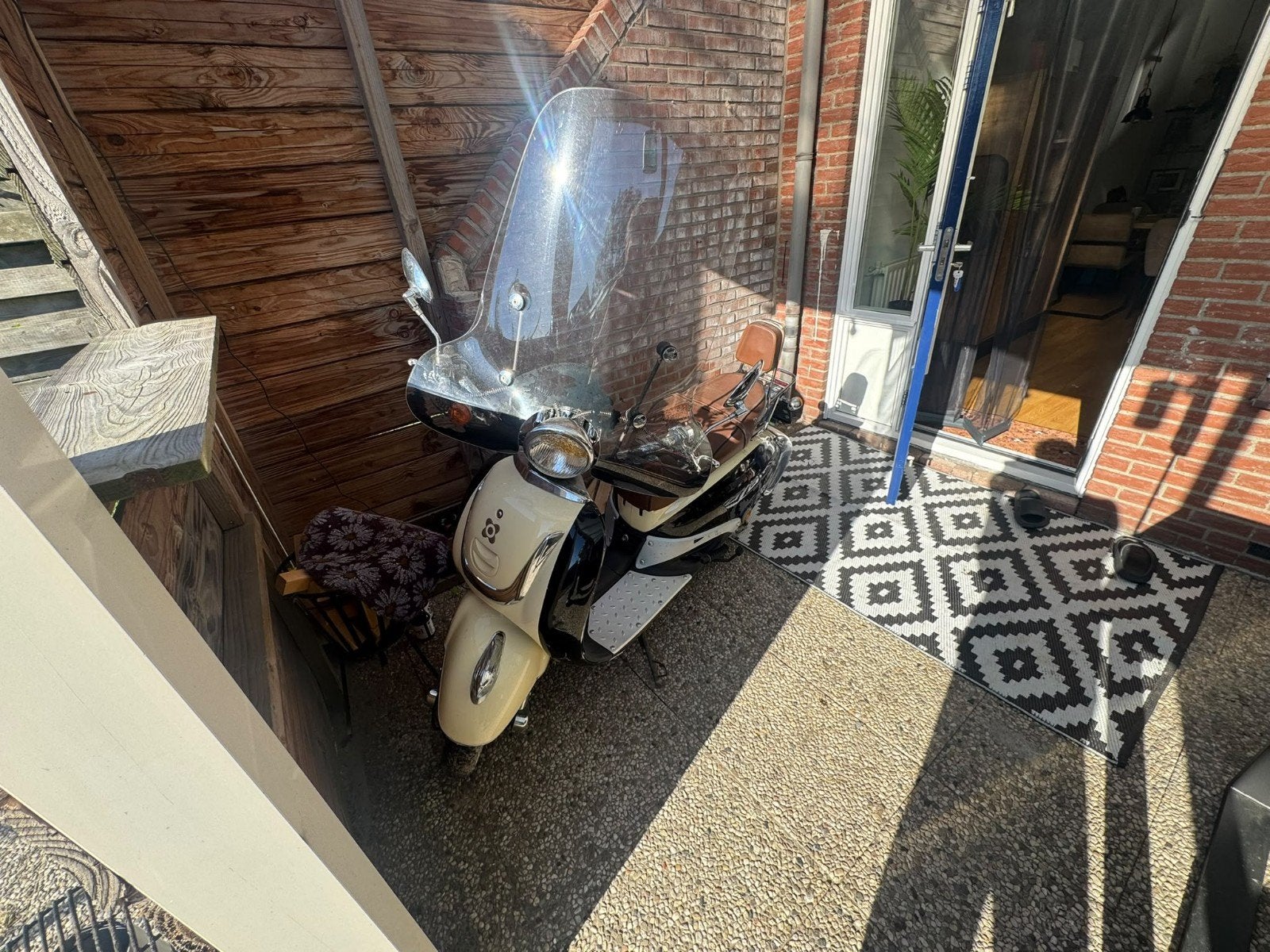 te koop agm retro scooter, Fietsen en Brommers, Ophalen, Gebruikt, AGM, Benzine