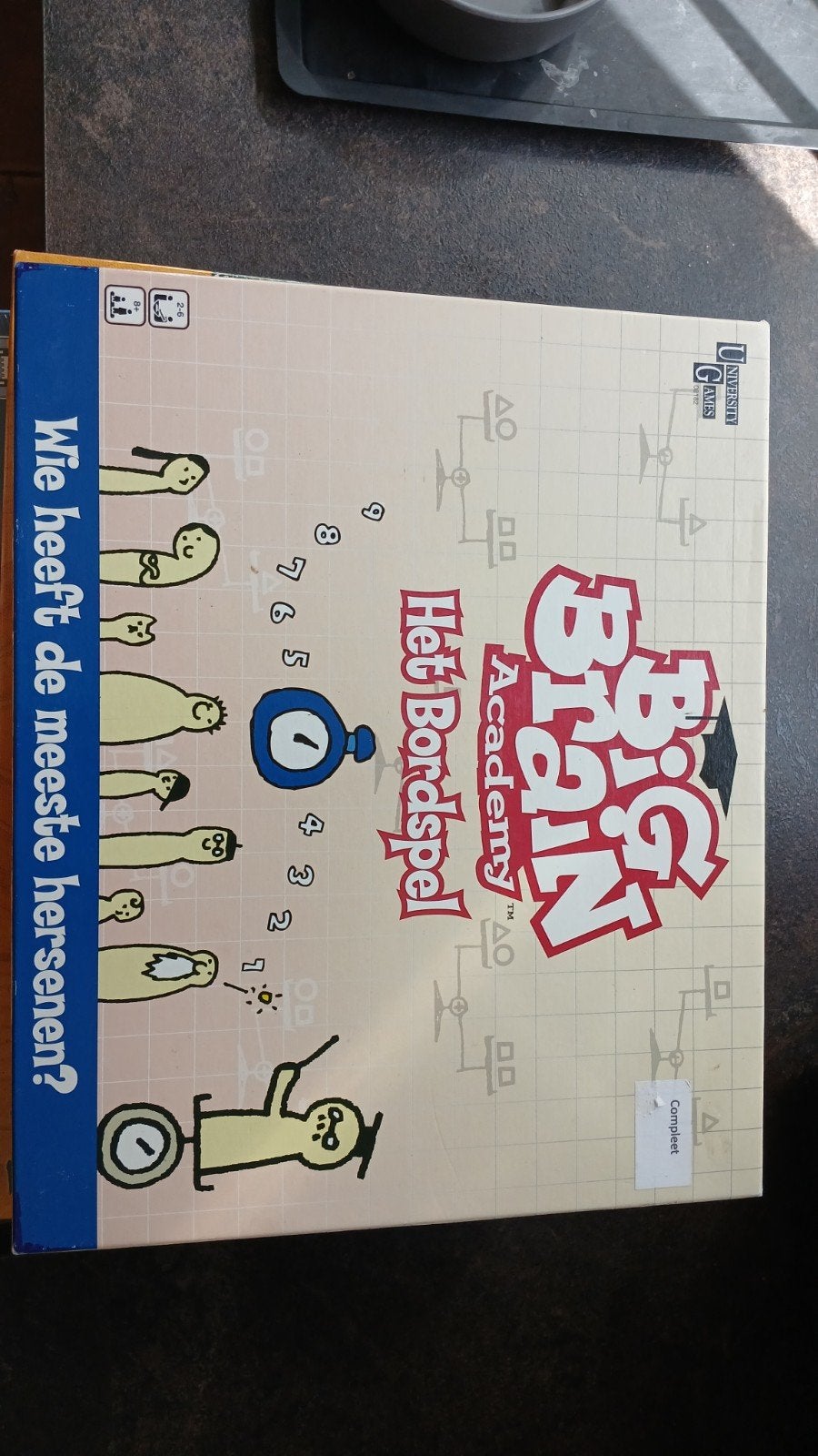 Big Brain Academy Het Bordspel - University Games, Vijf spelers of meer, Ophalen of Verzenden, Gebruikt, University Games