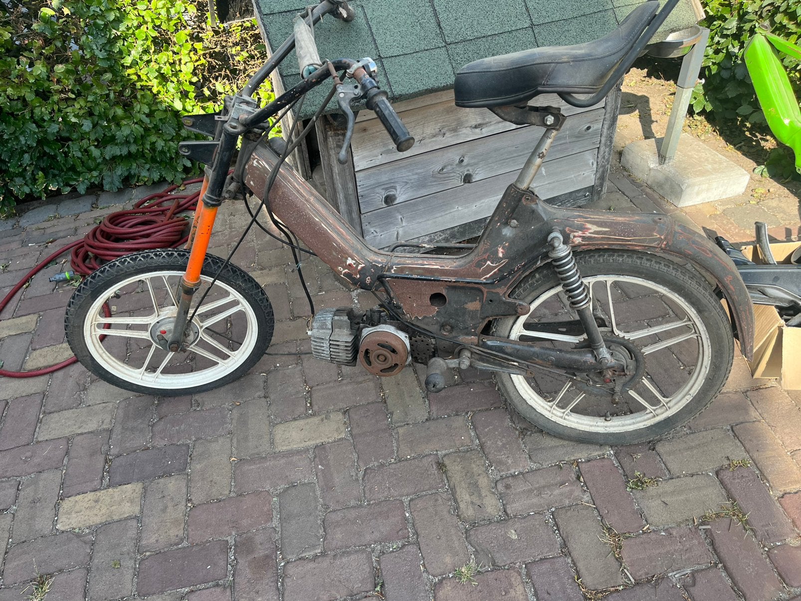 Puch rider macho met kickstart blokken, Fietsen en Brommers, Brommers | Puch, Ophalen of Verzenden, Zo goed als nieuw, Overige modellen