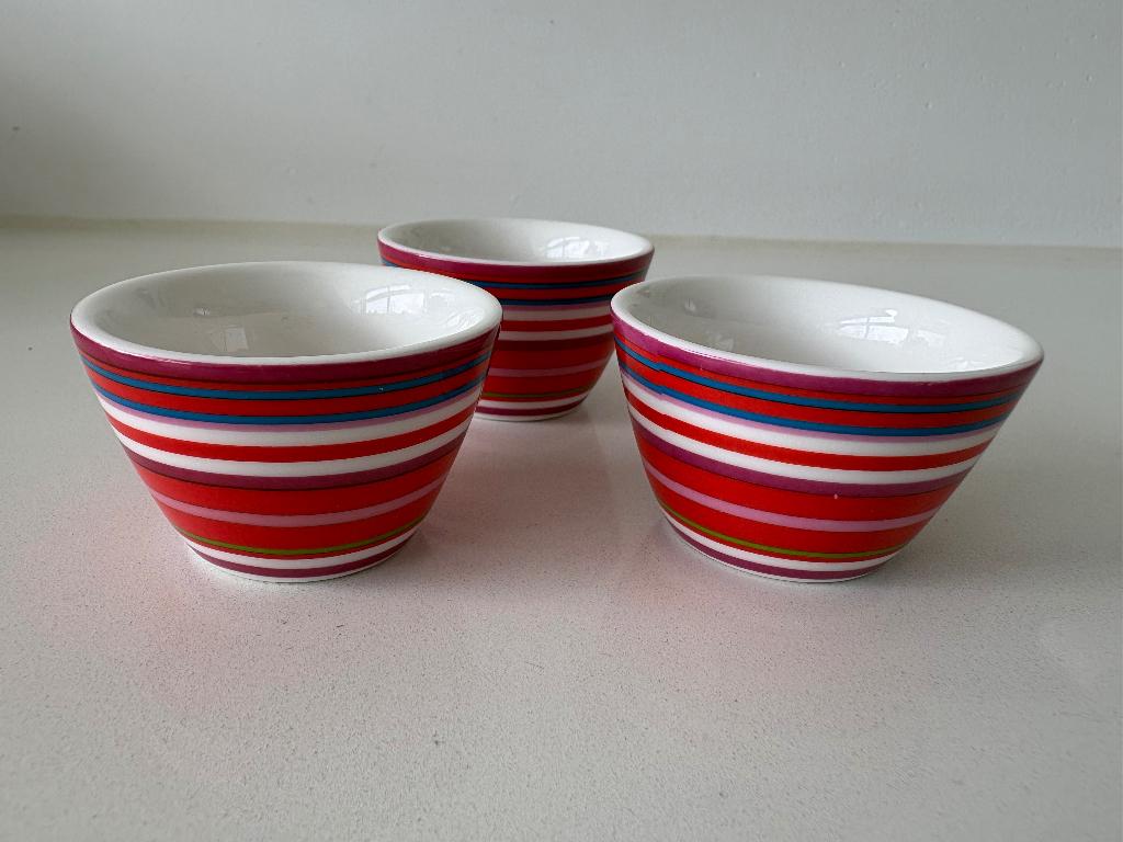 Iittala Origo 3 eierdopjes, Overige typen, Ophalen of Verzenden, Zo goed als nieuw, Overige stijlen