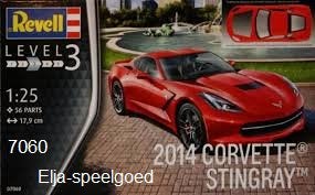 Revell 1:25 CORVETTE STINGRAY 7060 Modelbouw auto (2014 ), Auto, Revell, Groter dan 1:32, Nieuw