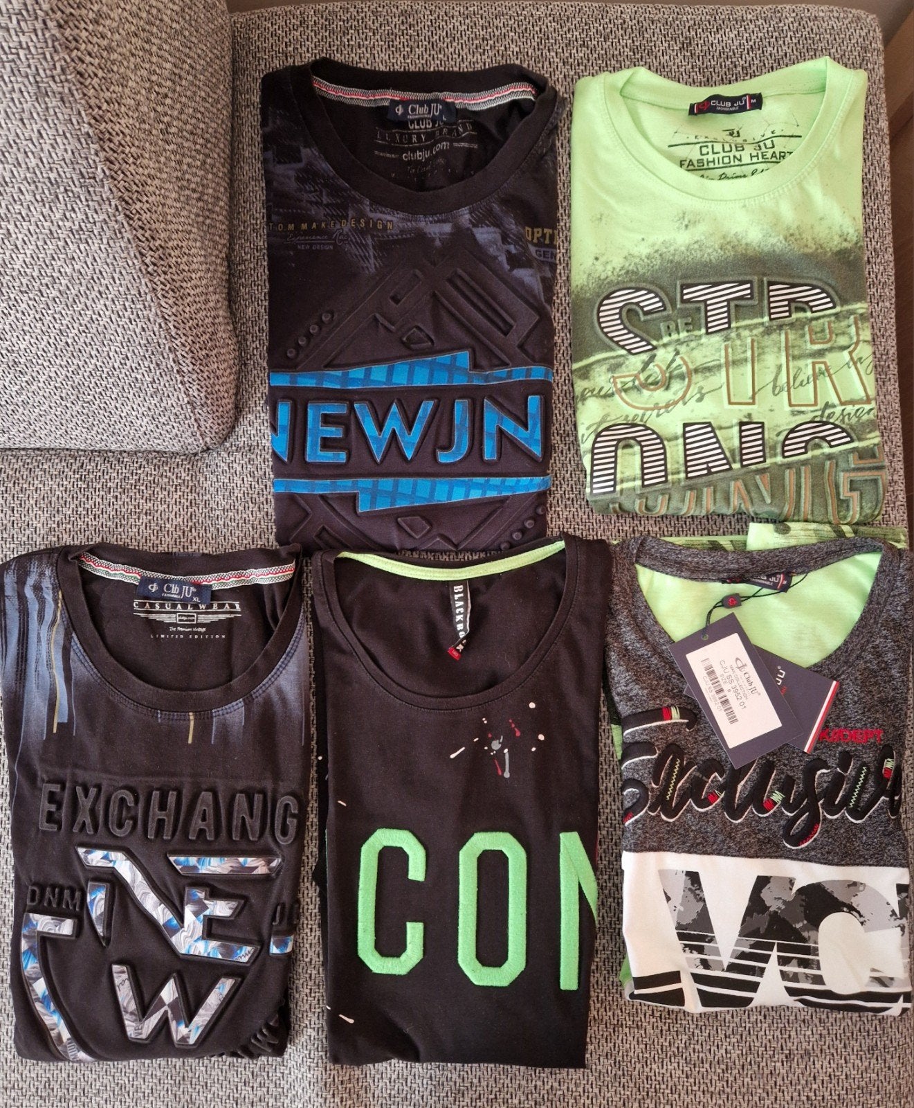 Mooie T-shirt's 5 Stuks, Ophalen of Verzenden, Zo goed als nieuw, Maat 48/50 (M), Rood