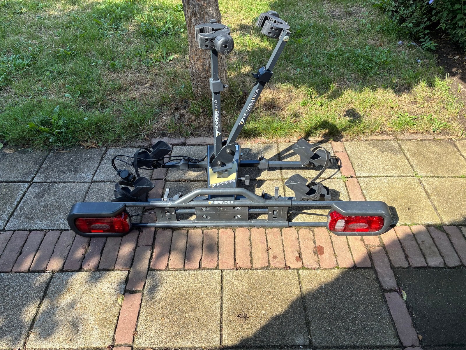 Spinder Tour TR-9000 Trekhaakdrager voor 2 fietsen, Ophalen, Gebruikt, 2 fietsen, Trekhaakdrager