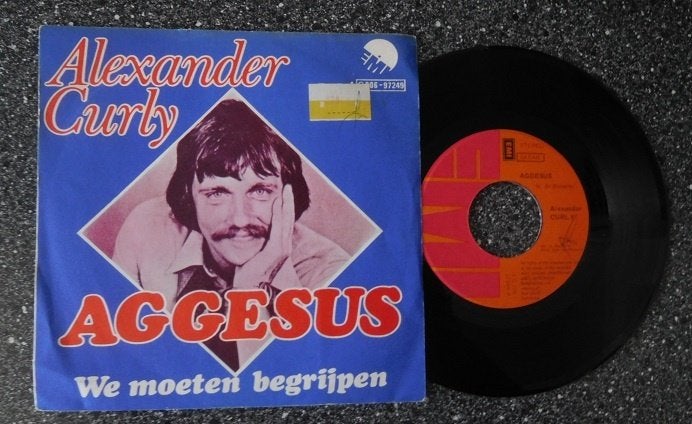 Alexander Curly - aggesus (vanaf € 2,50), Ophalen of Verzenden, Zo goed als nieuw, 7 inch, Levenslied of Smartlap