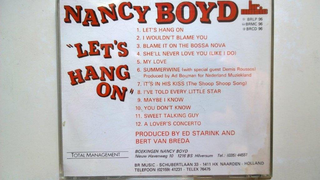 Nancy Boyd & The Cappello's - Let's Hang On, Ophalen of Verzenden, Zo goed als nieuw