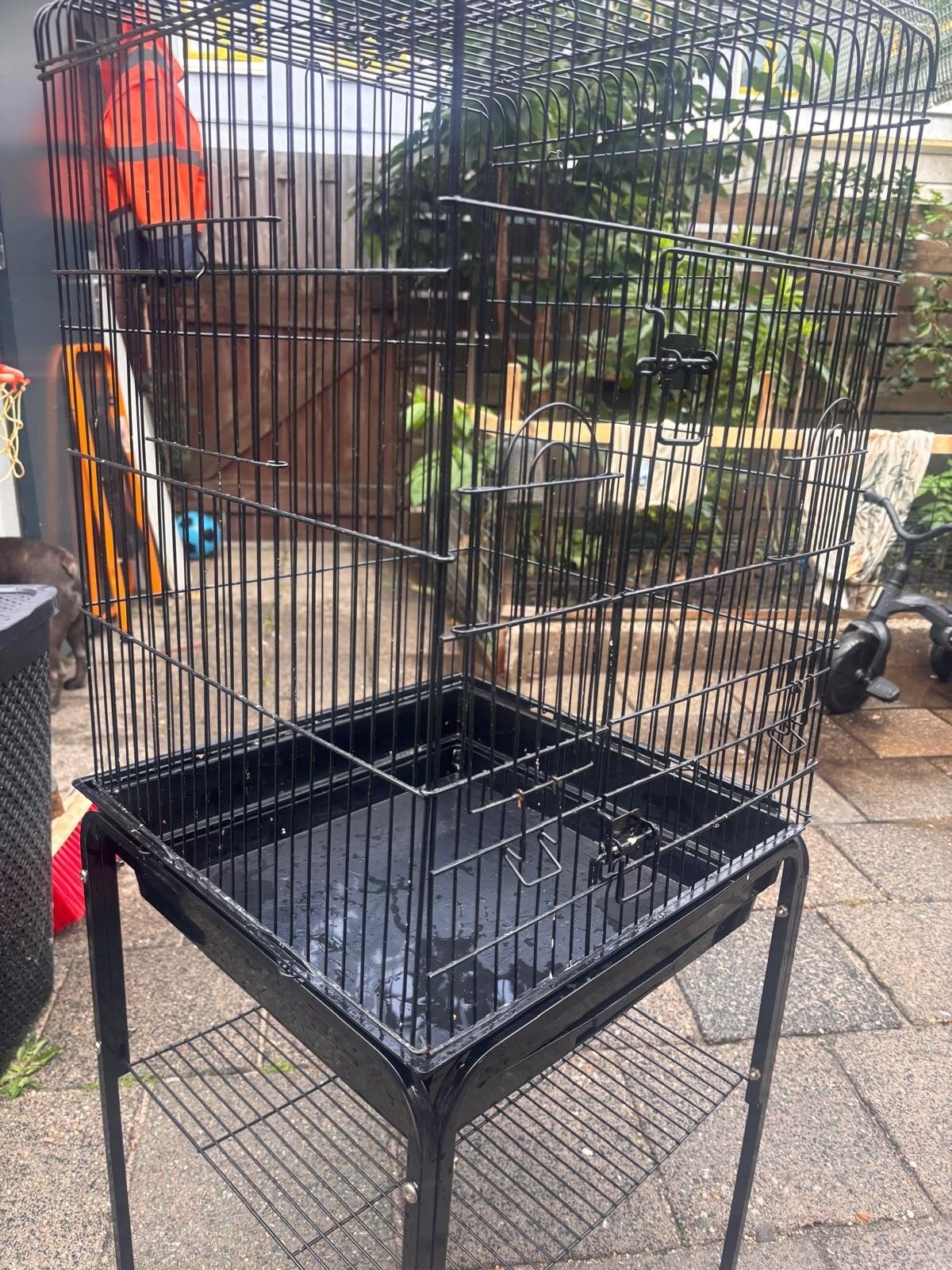 vogelkooi voor parkiet of andere vogel, Dieren en Toebehoren, Ophalen, Gebruikt, Metaal, Vogelkooi