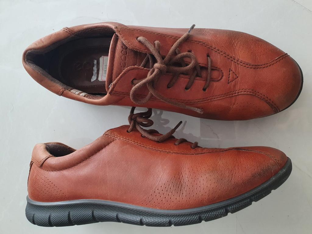Ecco leren sneakers maat 38, Kleding | Dames, Schoenen, Ecco, Bruin, Ophalen of Verzenden, Sneakers of Gympen