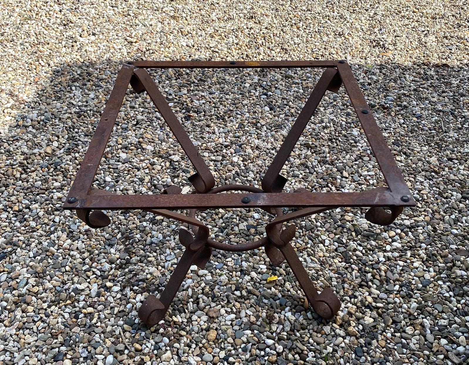 Vintage/brocante tafel onderstel, Ophalen of Verzenden