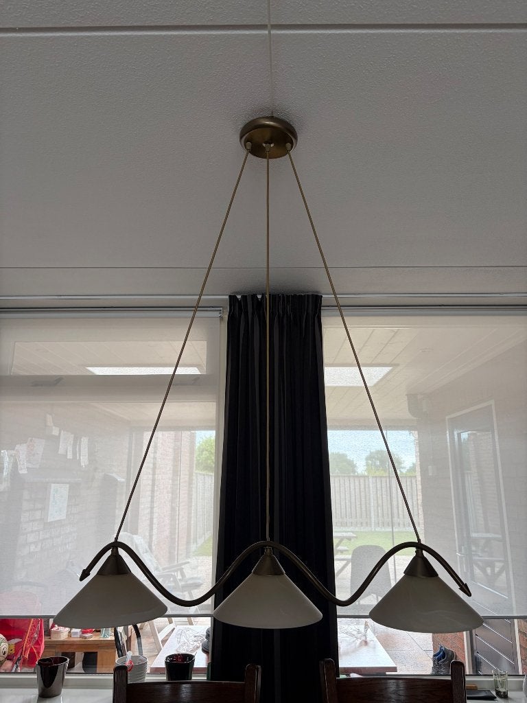 Hanglamp en bijpassende staande lamp, Ophalen, Gebruikt, 75 cm of meer