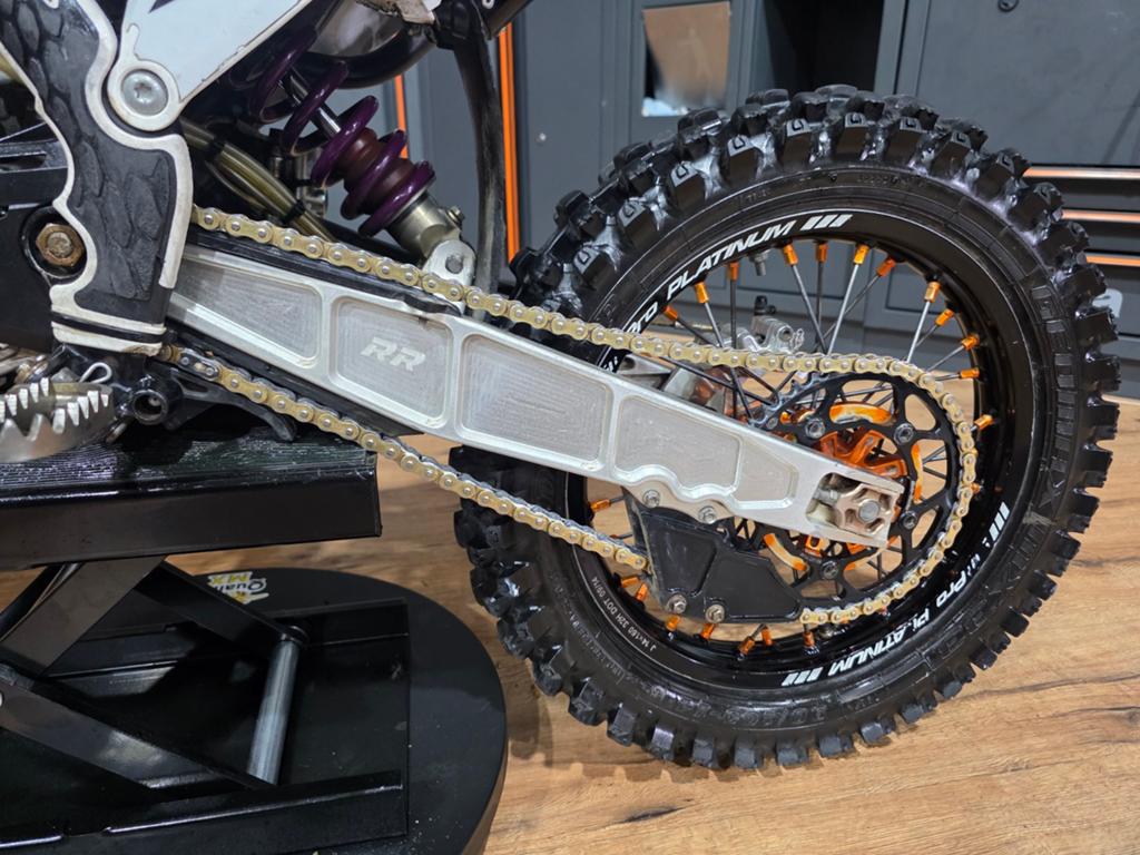 Grote hoge wielen set + RR verlengde achterbrug 65cc ktm sx, Motoren, Ophalen, Nieuw, 65cc, RR