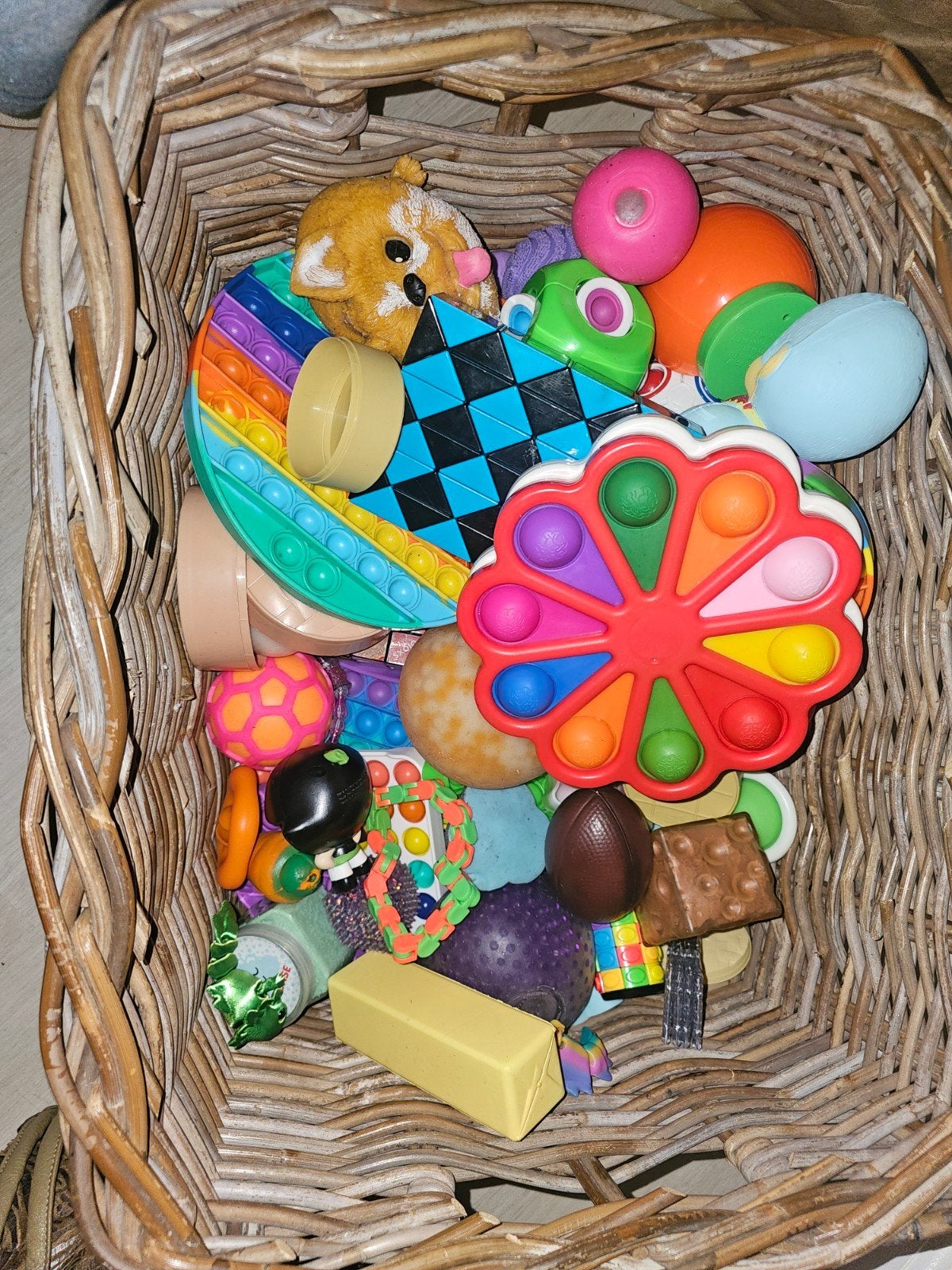 Grote mand vol fidget toys en stressballen, Kinderen en Baby's, Ophalen, Gebruikt, Jongen of Meisje
