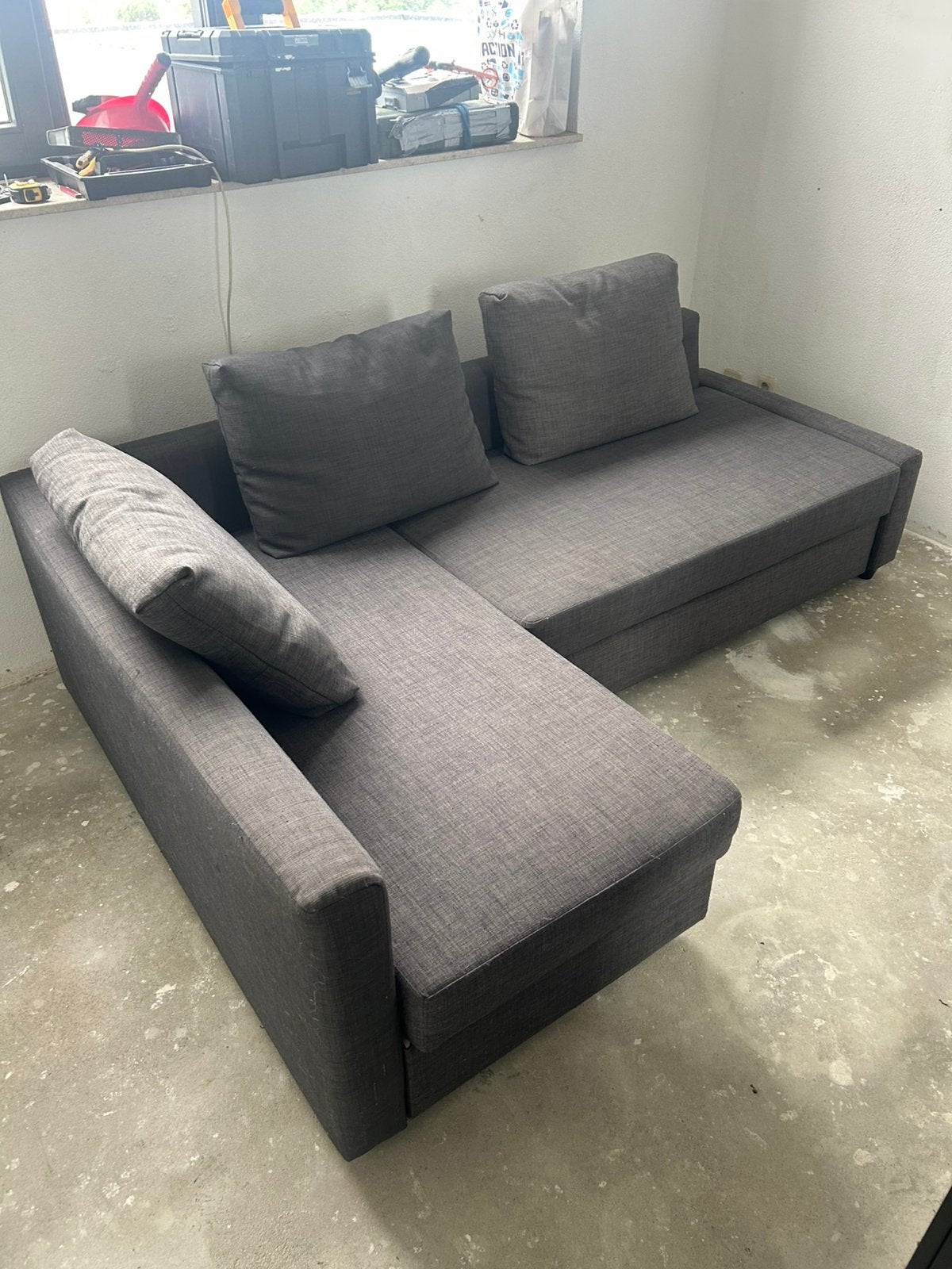 IKEA Friheten slaapbank, Ophalen, Gebruikt, Hoekbank, Driepersoons