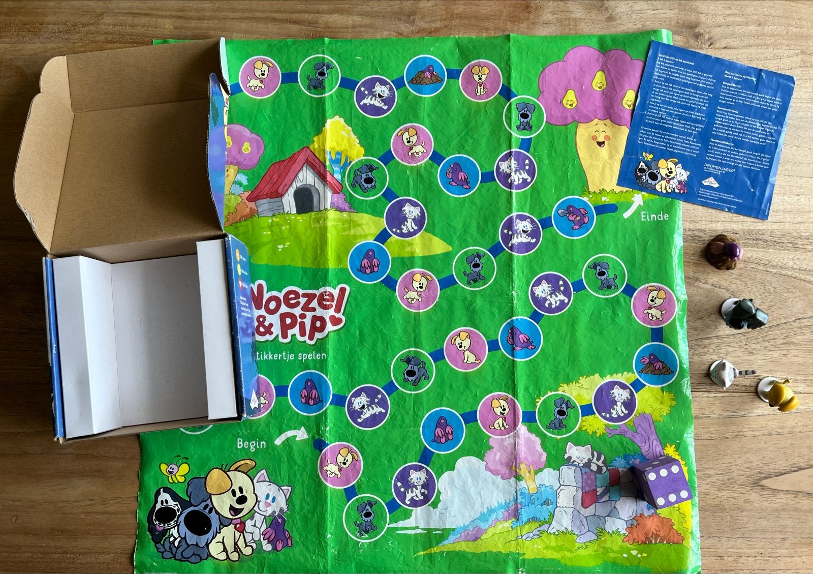 Woezel & Pip Tikkertje Spelen - Compleet Gezelschapsspel, Hobby en Vrije tijd, Drie of vier spelers, Ophalen of Verzenden, Gebruikt