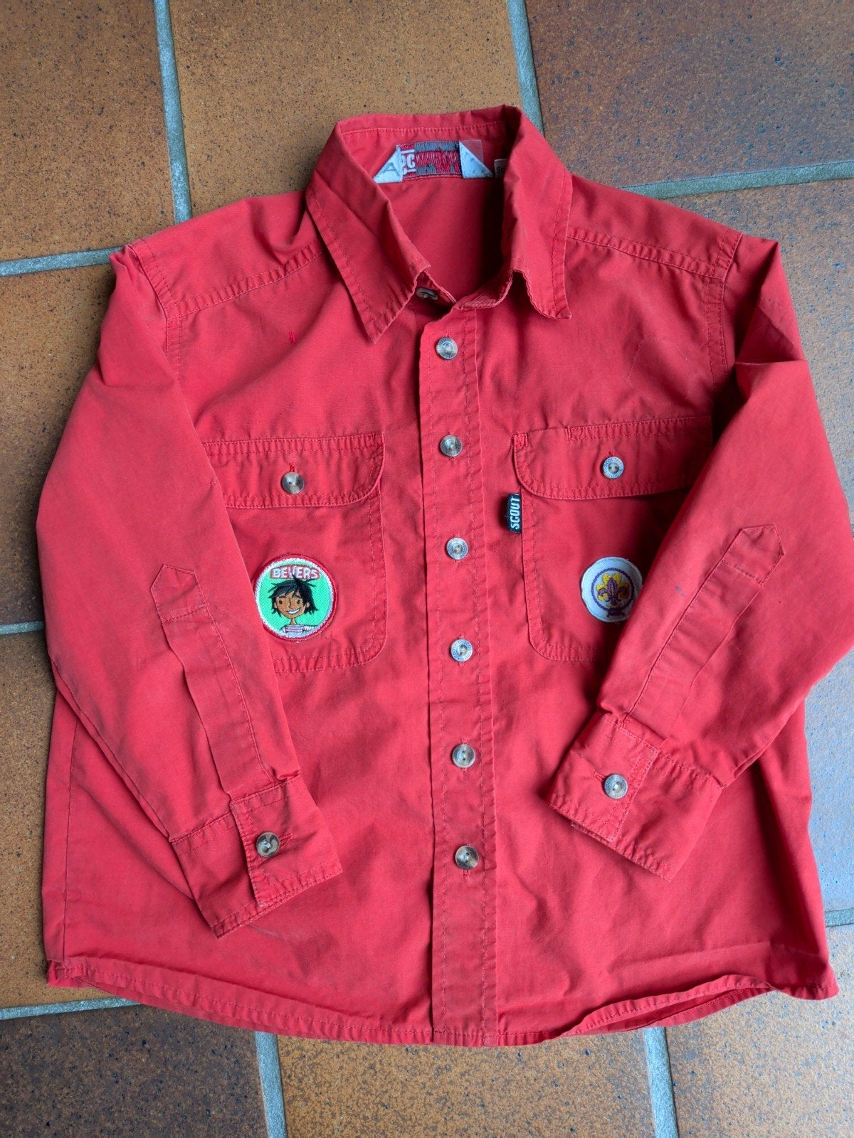 Welpen Scouting Blouse, maat 122, Gebruikt, Overhemd of Blouse, Ophalen of Verzenden, Scouting