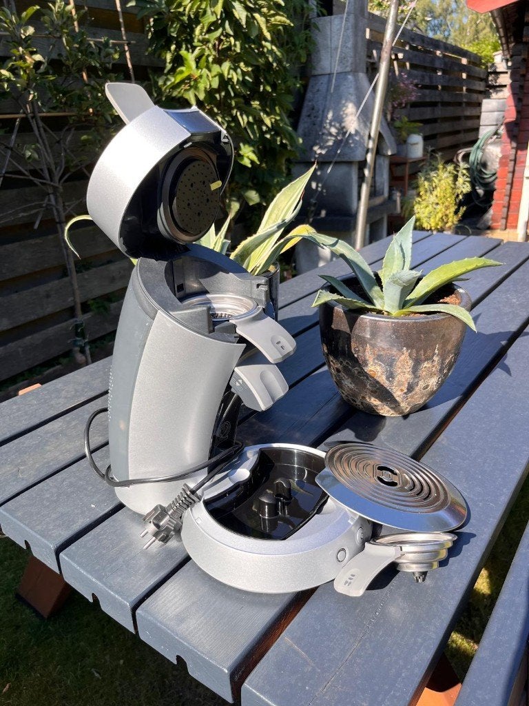 Originele Senseo HD 7830 Zilver, nu met gratis Voorraadbus, Gebruikt, Koffiemachine, Ophalen of Verzenden, 2 tot 4 kopjes