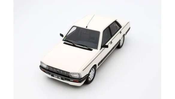 OT1108 Peugeot 505 V6 Blanc Meije 1989 1:18, OttOMobile, Auto, OttoMobile, Nieuw