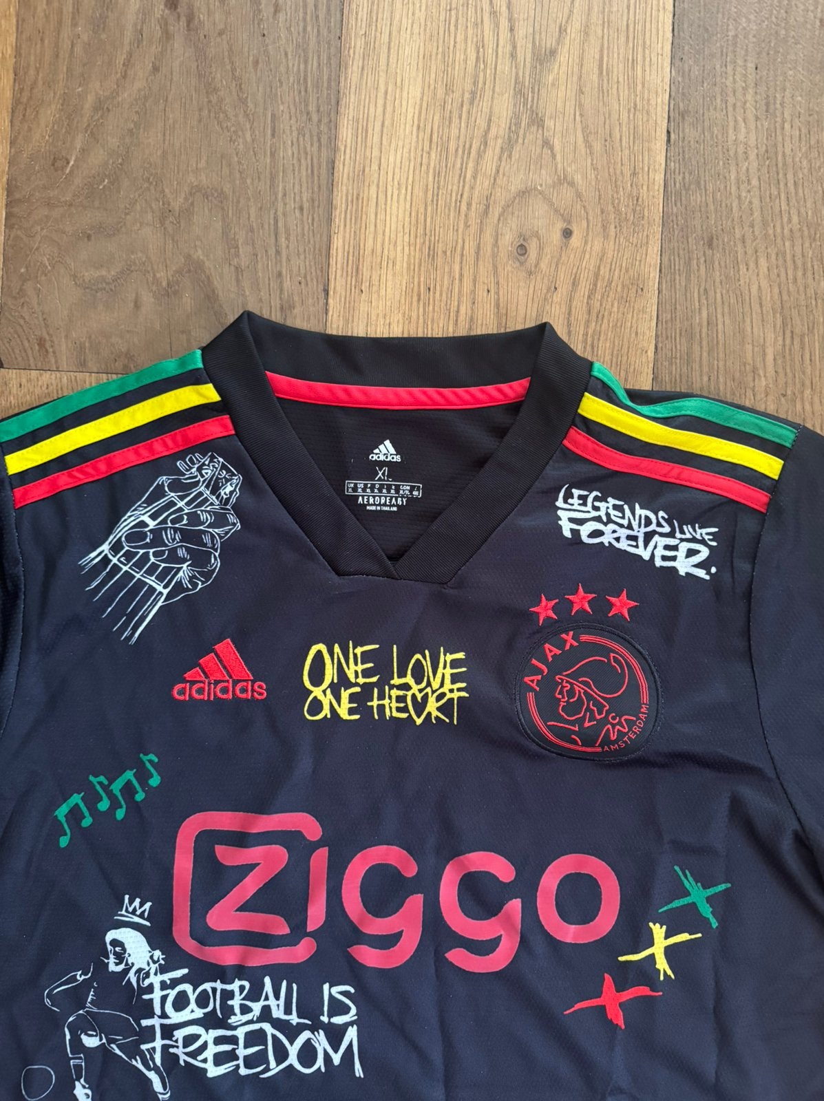 Ajax shirt Bob Marley, Maat L, Verzenden, Nieuw, Shirt