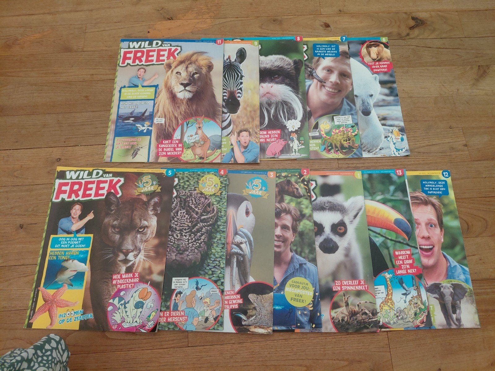 Wild van Freek tijdschriften - bijna complete set, Boeken, Tijdschriften en Kranten, Ophalen of Verzenden, Zo goed als nieuw, Wetenschap en Natuur