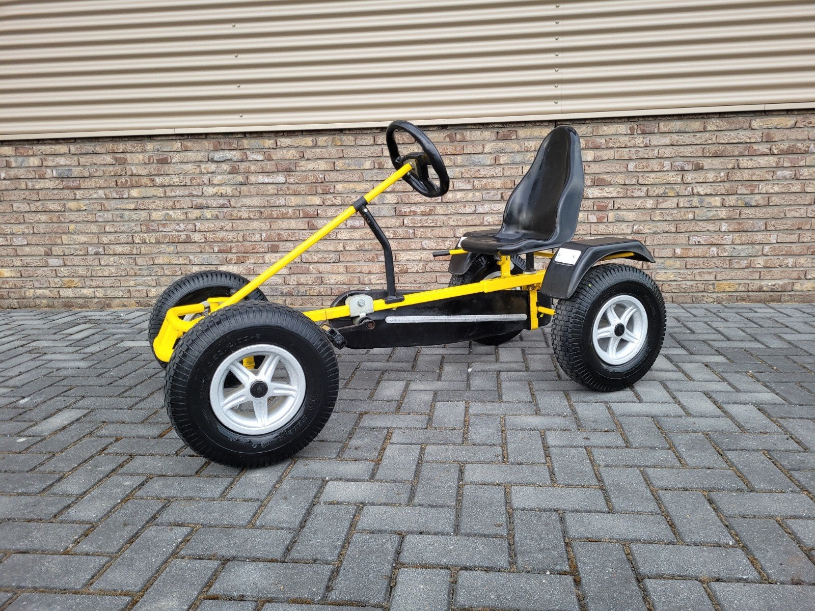 Berg skelter geel - Nieuwe bi-banden en reflectoren, Ophalen, Zo goed als nieuw, Loopfiets