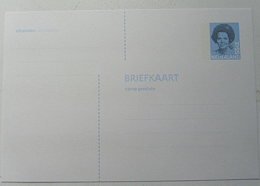 briefkaart 55 cent  ongebruikt, Ophalen of Verzenden, Briefkaart
