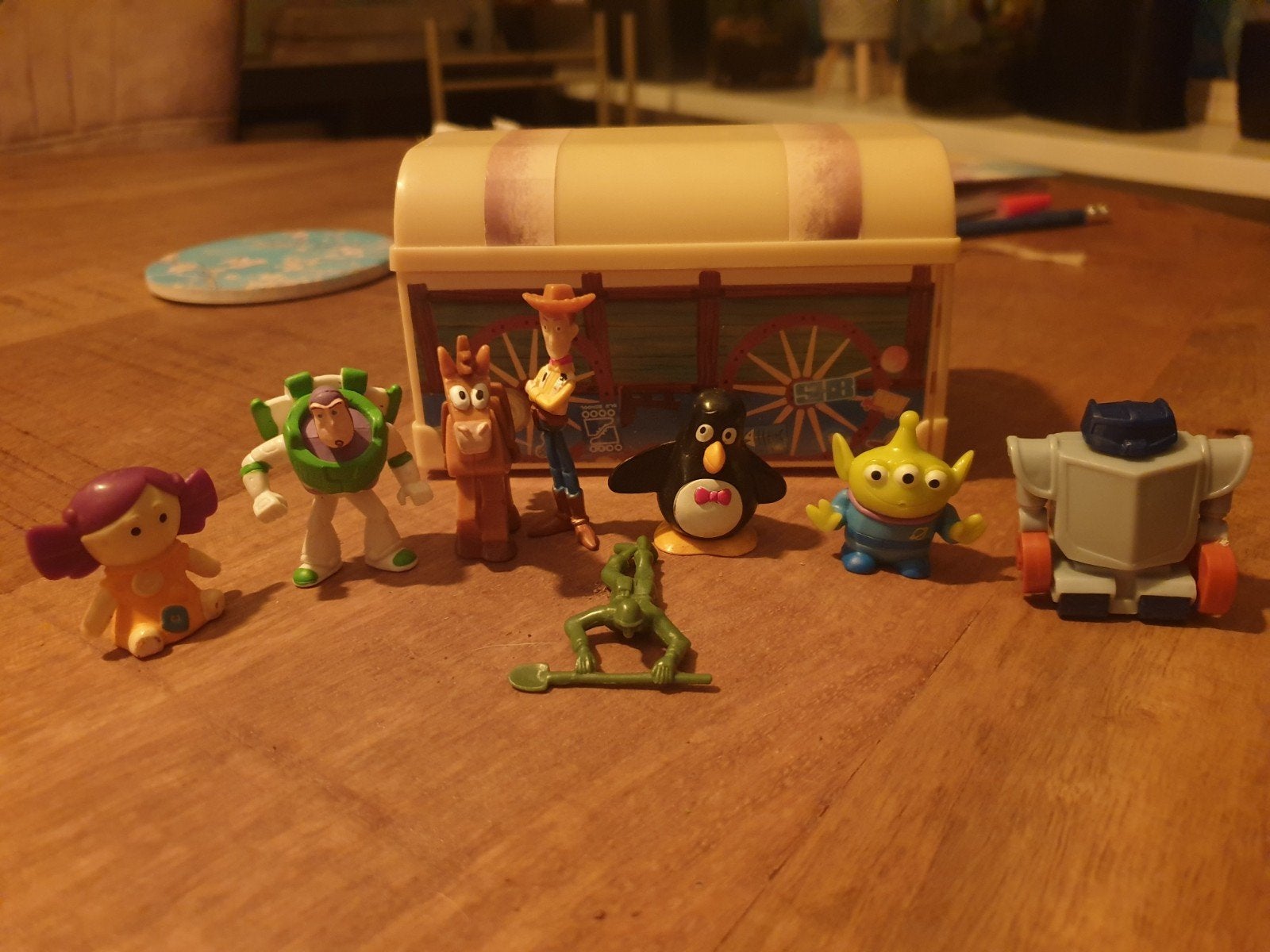 Orginele figuren van AH 2010, Toy Story 3 actie., Ophalen of Verzenden, Overige figuren, Gebruikt, Beeldje of Figuurtje