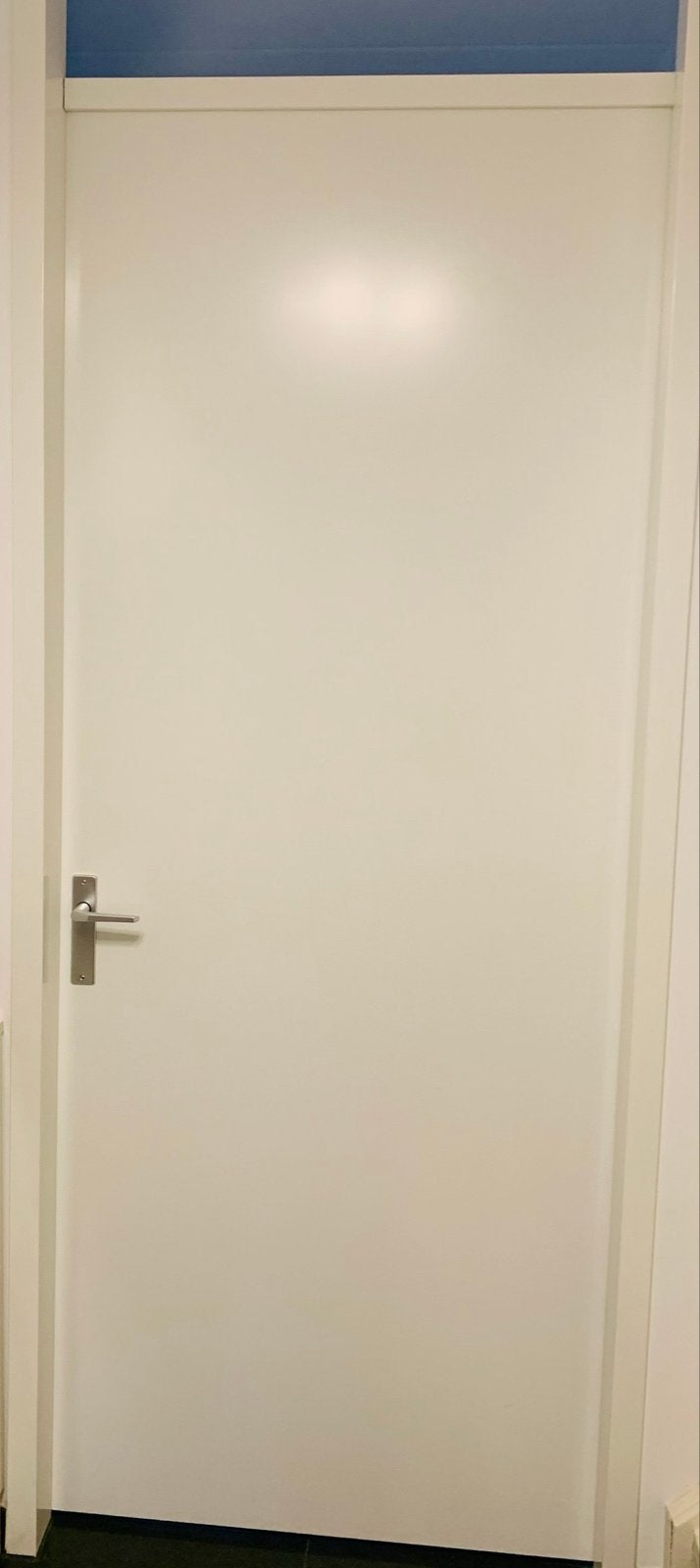 Twee witte binnendeuren, 232x95 cm, Ophalen, Gebruikt, 80 tot 100 cm, 215 cm of meer
