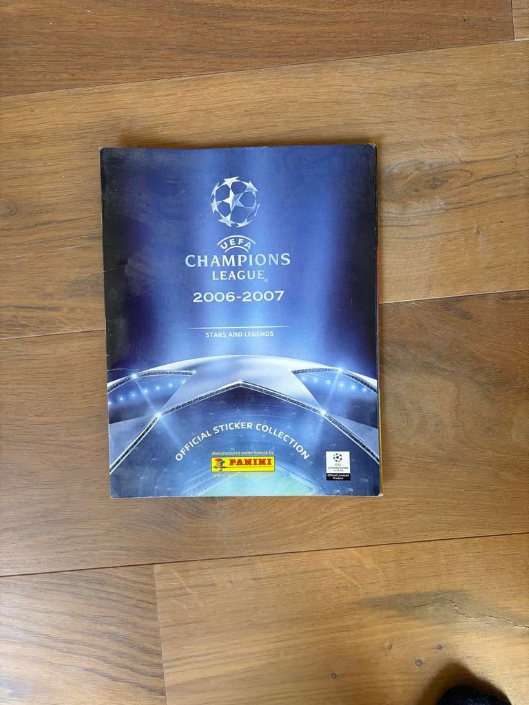 Panini Champions League 2006-2007 compleet album, Ophalen of Verzenden, Gebruikt, Buitenlandse clubs, Boek of Tijdschrift