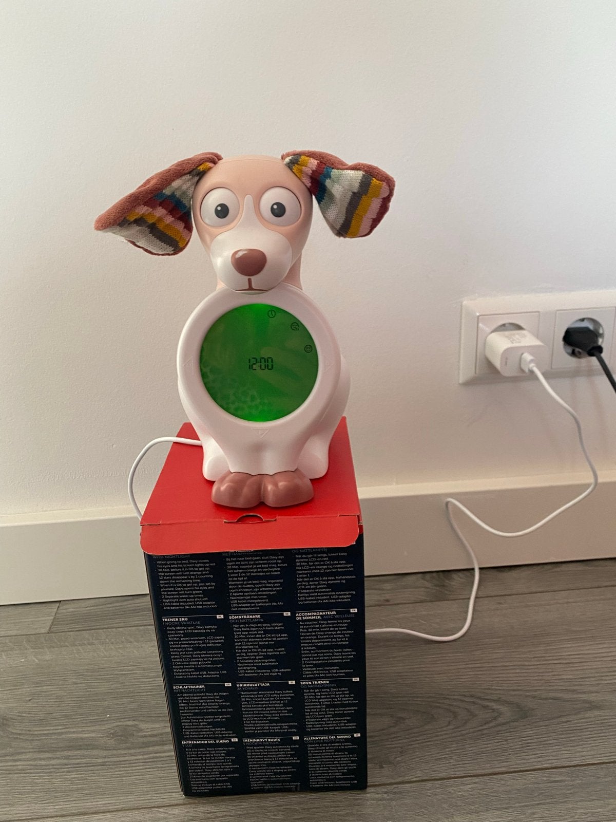 ZAZU Davy de Hond Slaaptrainer met Nachtlampje, Ophalen of Verzenden, Zo goed als nieuw, Digitaal