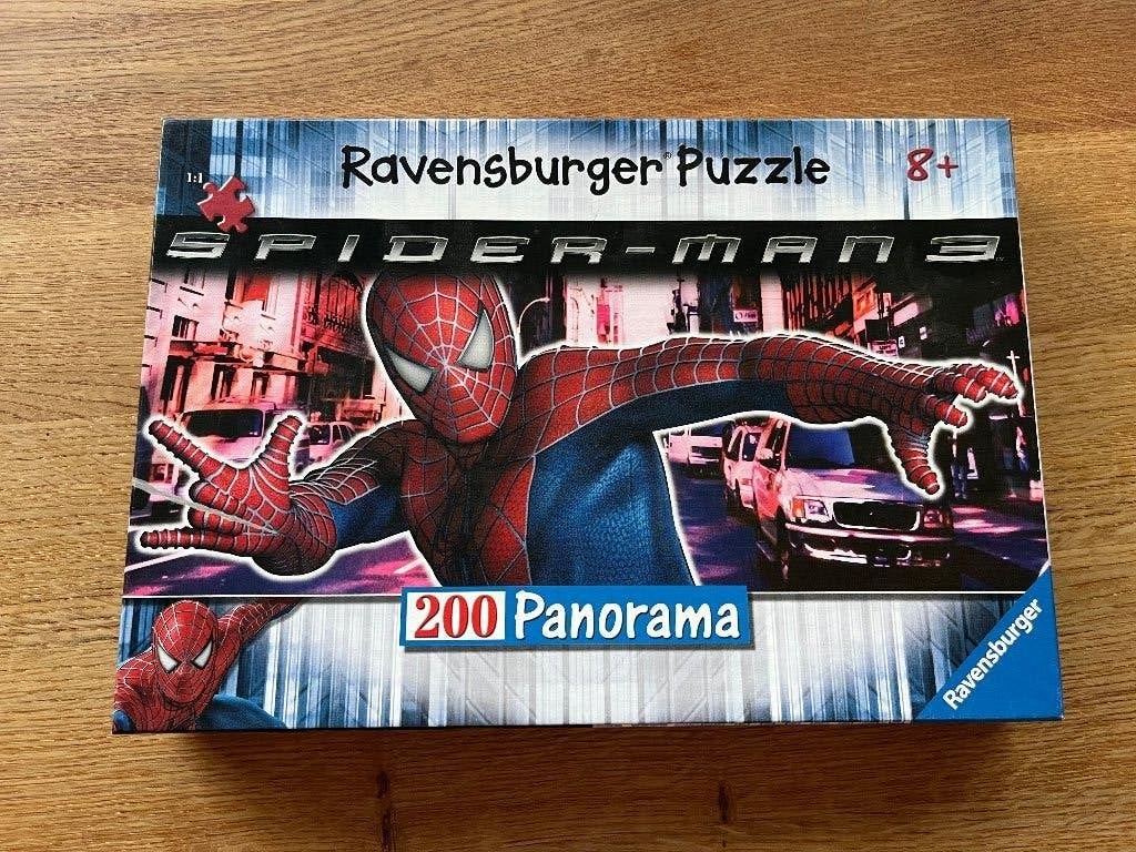 Ravensburger - Spider-Man 3 Panorama - puzzel 200 stukjes, Ophalen of Verzenden, Meer dan 50 stukjes, Zo goed als nieuw, 6 jaar of ouder