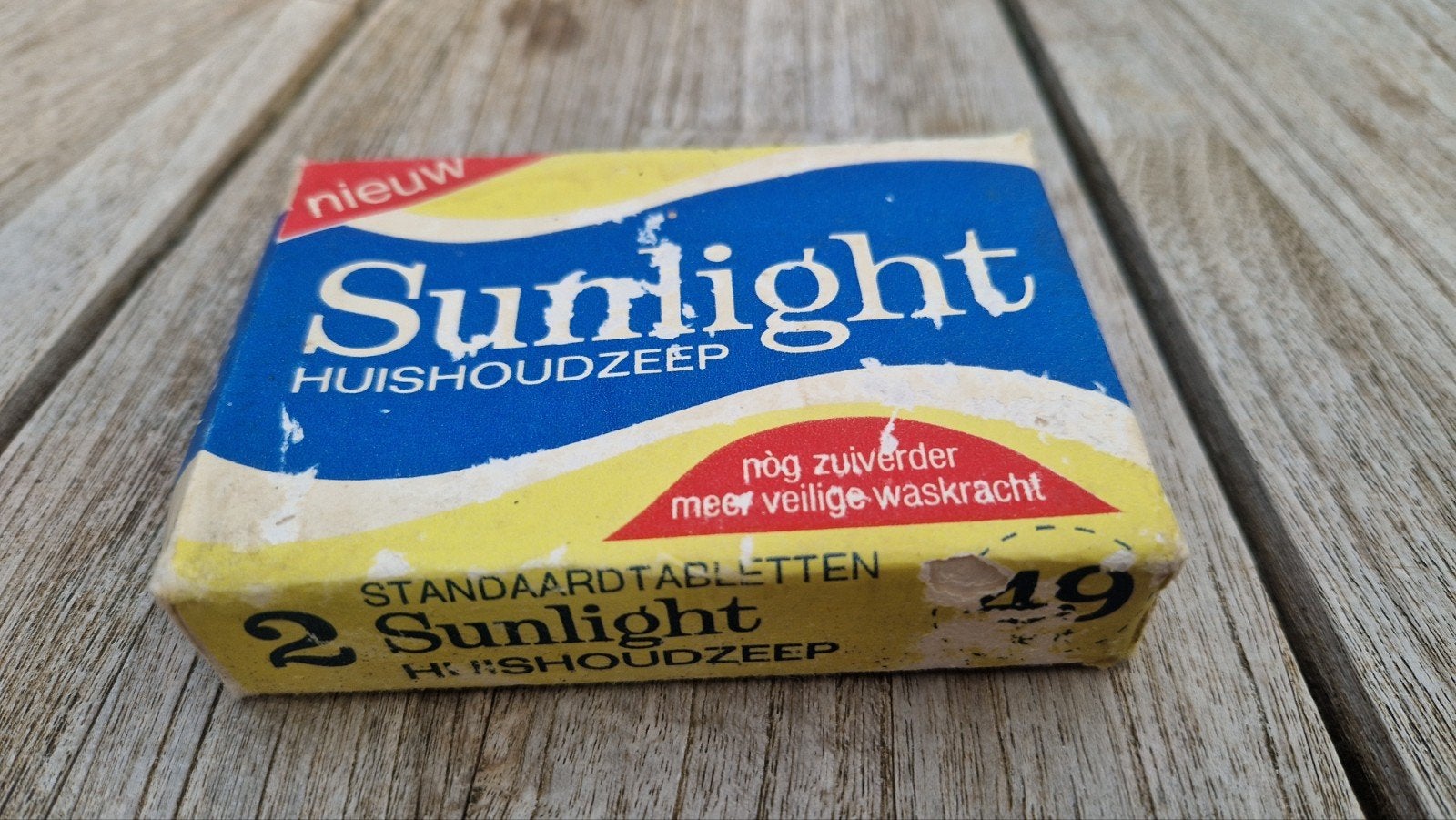 Vintage Sunlight Huishoudzeep - Nieuw in verpakking, Ophalen of Verzenden, Nieuw
