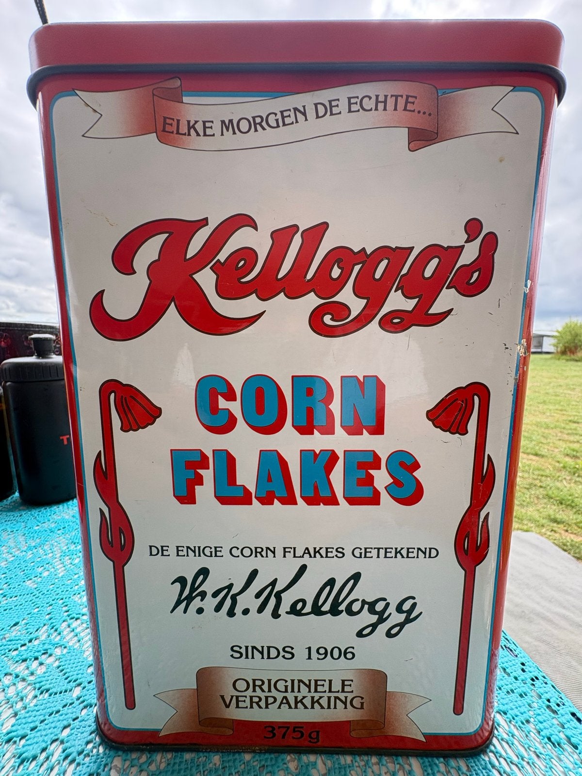 Vintage Kellogg's Corn Flakes Blikken Bus - Originele Verpak, Ophalen of Verzenden