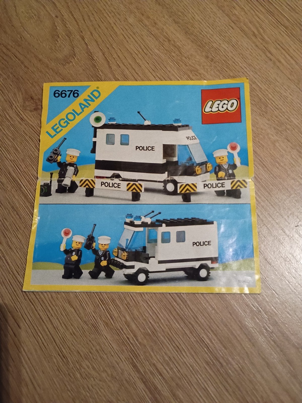 Lego Legoland 6676 Police Patrol Squad instructieboekje, Gebruikt, Lego, Accessoire, Ophalen of Verzenden