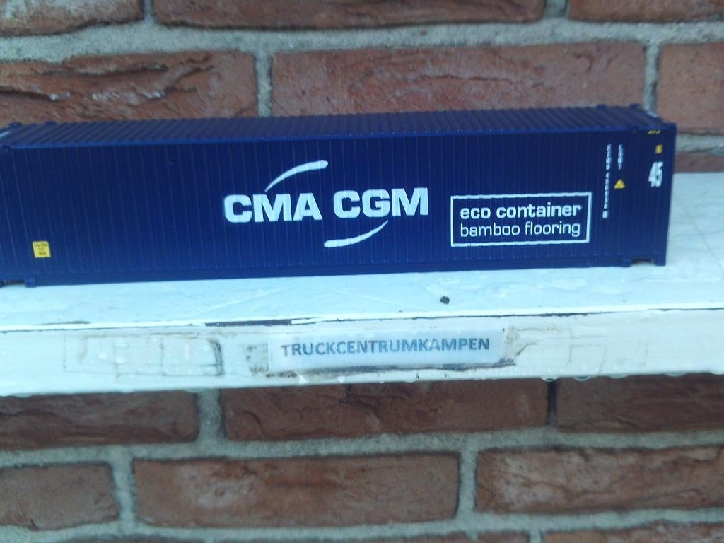 Tekno  Container  van  C.M.A.  C.G.M., Hobby en Vrije tijd, Modelauto's | 1:50, Ophalen of Verzenden, Nieuw, Bus of Vrachtwagen