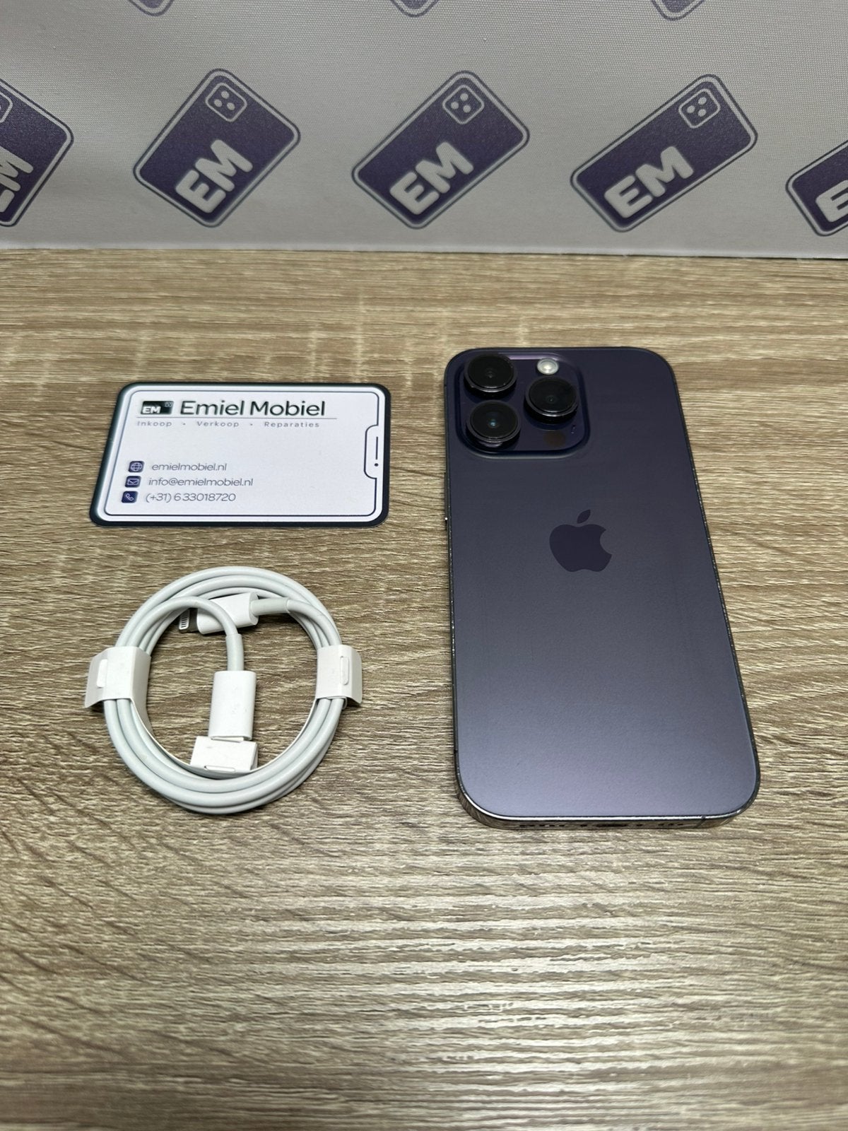 iPhone 14 Pro - 256GB / batterij 100% / garantie, 256 GB, Paars, Ophalen of Verzenden, Zonder simlock