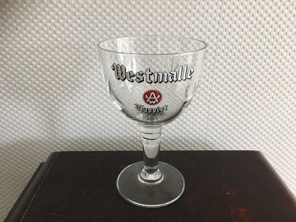 bierglas speciaal Westmalle trappist kristal, Verzamelen, Biermerken, Ophalen of Verzenden, Nieuw, Glas of Glazen, Overige merken