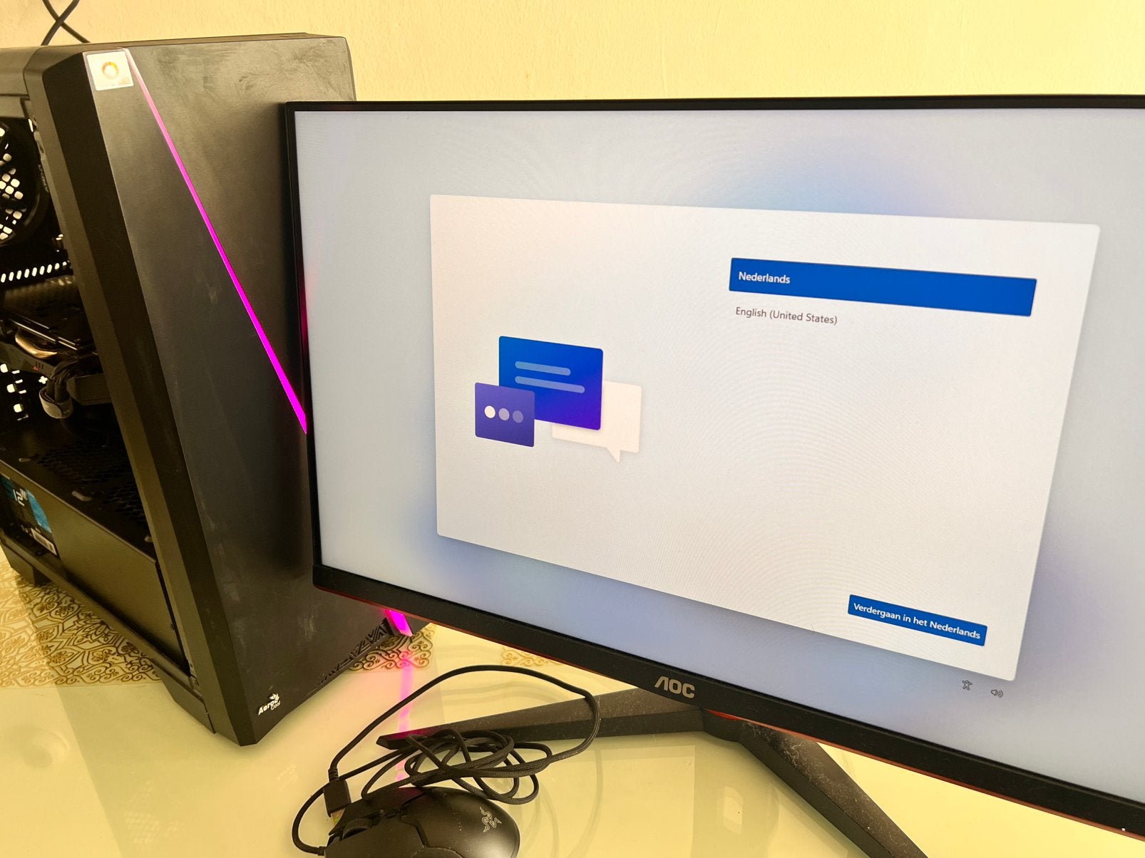 Gaming PC Ryzen 5 5600X GTX 1660 Super + AOC 240Hz Monitor, Overige genres, 1 speler, Ophalen of Verzenden, Zo goed als nieuw
