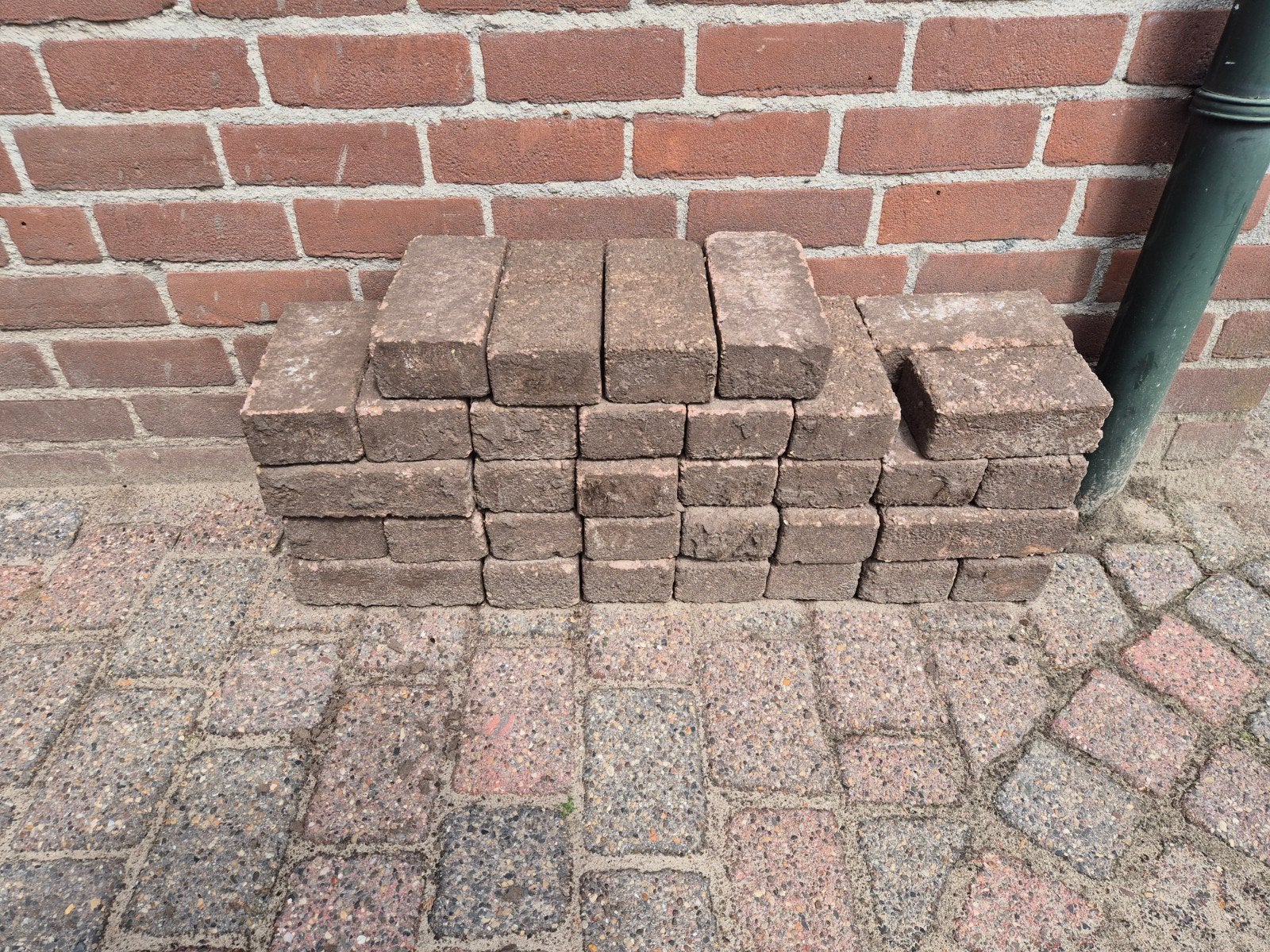 Stenen/klinkers, Tuin en Terras, Ophalen, Gebruikt, Klinkers, Minder dan 5 m²