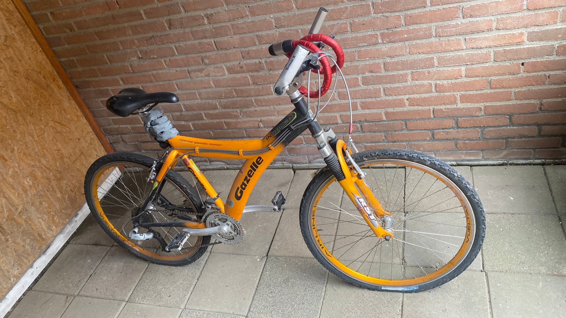 Gazelle Instinct CR-MO Oversized Y-shape, Fietsen en Brommers, Ophalen, Gebruikt, Velgrem, Overige typen