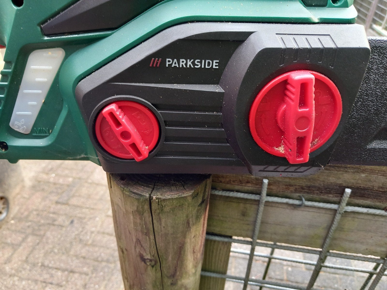 kettingzaag, elektr.,merk Parkside.., Ophalen, Zo goed als nieuw