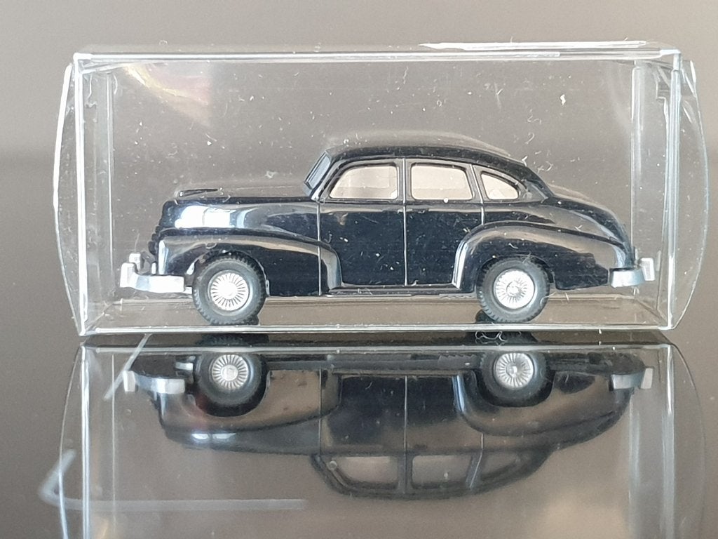 1:87 Opel Kapitan zwart 1951 Wiking € 4, Hobby en Vrije tijd, Verzenden, Zo goed als nieuw, Auto, Wiking