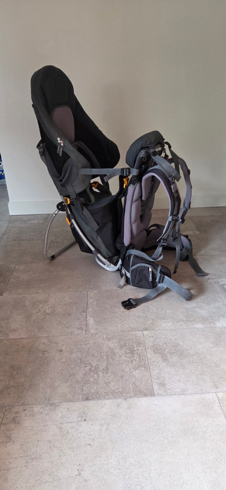 Deuter rugdrager met regencape, Kinderen en Baby's, Babydragers en Draagdoeken, Ophalen, Rug, Overige typen, Overige merken