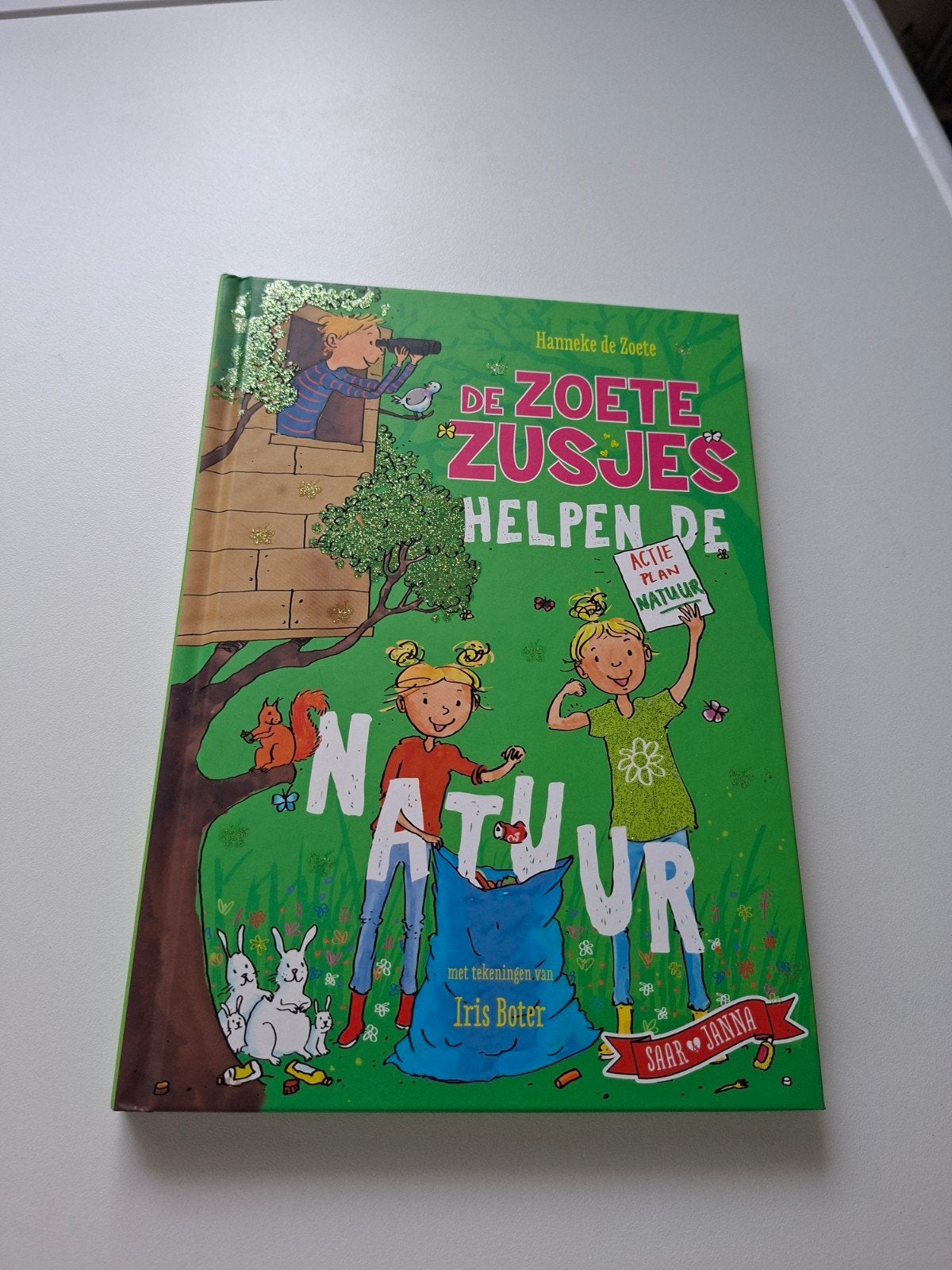 De Zoete Zusjes helpen de natuur - Hanneke de Zoete, Ophalen of Verzenden, Zo goed als nieuw, Hanneke de Zoete, Fictie algemeen