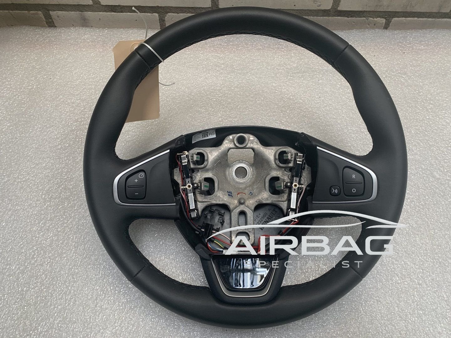 Renault Clio Leren Stuur Zwart 2013-2019 631651100B 48400524, Gebruikt, -, Renault, -
