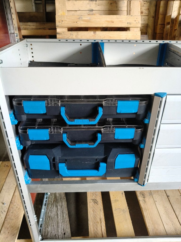 Sortimo (2594) L197 B38 H 127 €899, Ophalen, Zo goed als nieuw, Info@laaiin.nl, Laaiin